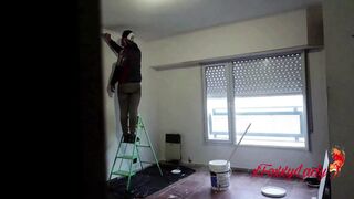  Argentine Cougar Cracks Whip on Construction Hand, Then Raw Screws Him Senseless