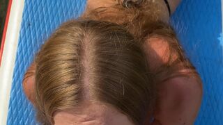 Lake-side rendezvous sparks explicit facial ecstasy, onlookers bear witness to unbridled orgasms