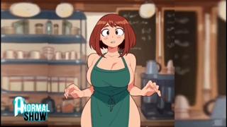 Uraraka's Hottest Maid Cafe Chics Get Their Dirty Little Fannies Handled