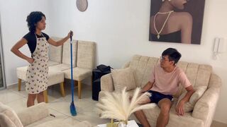 Blowing the stress off my little stepsister, then unloading inside her asshole