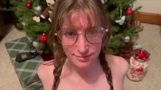 Blindfolded Teen Whore Gifted Me Her Tight, Ass🍑-Eating, Pussy✌-Loving X-Mas Present...