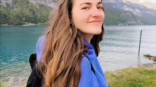 Sweet girlfriend gets creampie and orgasms during  getaway