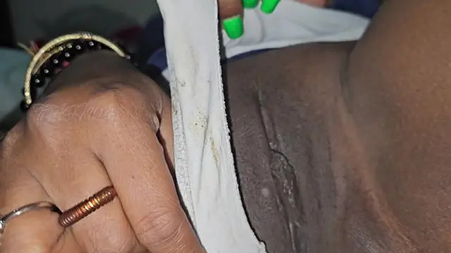 I cleaned my dirty thong for hunk &mdash;  then let him sniff my pussy✌ and asshole