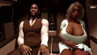 Riding my ravishing educator's gigantic booty in the lift