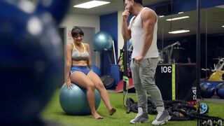 Spying On A Personal Trainer And His Big Ass Client