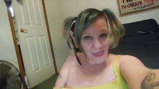 St  Patty's lucky sex machine — first time, girl cumming nonstop