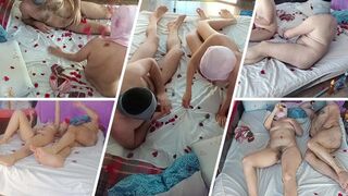 Vengo sul corpo di mia moglie  Coppia amatoriale che fa sesso sfrenato in camera da letto 