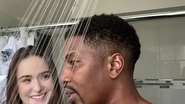 Interracial Couple Take Bath - Hazel Moore (Isiah Maxwell)