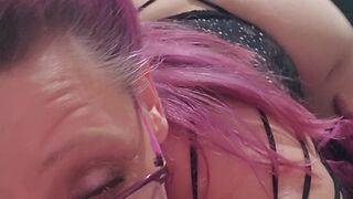 eating my ass from behind