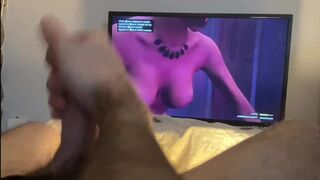 Baise et ejac devant ces gros seins