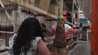 Queen sucks clown cock🌭 all night, raw, deep throat, Home Depot sex tape