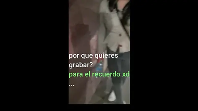 persuading streetwalker to film sex - lima peru