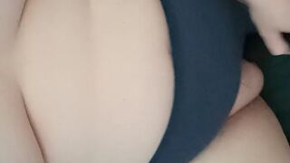 Horny BBW Girl Fat Pussy Rub Big Dildo Masturbating