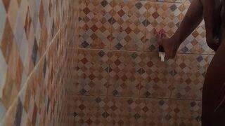 Fell down while trying to twerk inside bathroom????