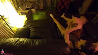 1 Hour Romantic Evening at Home for Amateur Couple with Foreplay, Pussy licking, Doggystyle, Riding