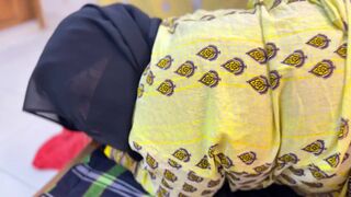 My Best Friend's Wife Make me seduce By Show Her Huge Ass With Hijab & Niqab & Want Ass Fuck from me