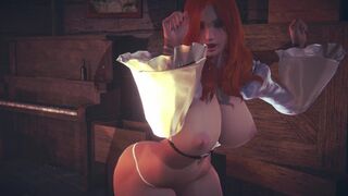 [LEAGUE OF LEGENDS] Miss Fortune tied up at the bar (3D PORN 60 FPS)