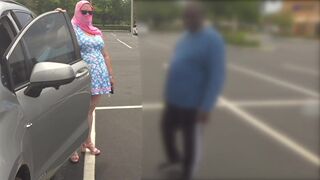 Big juicy fat ass busty white girl having sex in car - BBW ssbbw milf in mini dress creampie twice