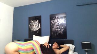 I give my stepbrother's cock a blowjob and he fills me with milk