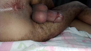Fingering my asshole and cum