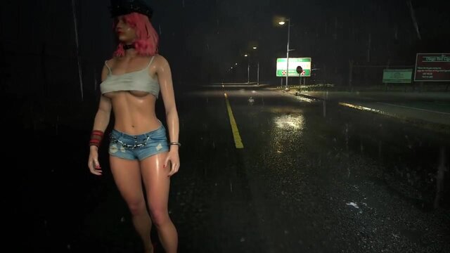 Resident Evil 2 Claire Redfield strips down and reveals her massive breasts while