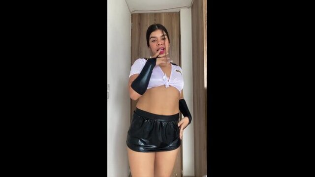 Shy Colombian Becky shows off her big ass and gives a memorable POV