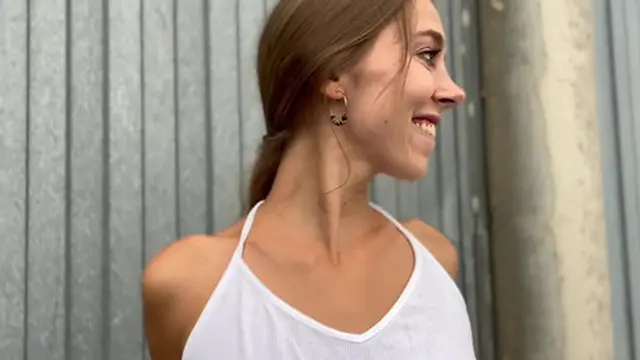 Facial deep throat my boyfriend′s office