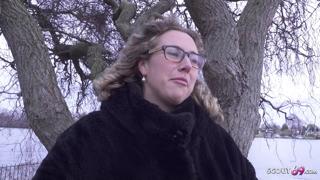 GERMAN SCOUT - Giant Natural Boobs Mature Beauty Old Kathy Deep Cast Sex