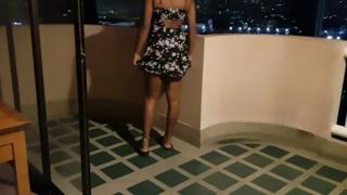Getting Down 'n' Dirty on My Swanky Hotel Balcony with Nothing But Skin
