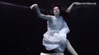 'Fucking' White Dress Goddess Down Dark Holes...