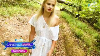 Married Cougar Seduced by Backpacker - Forest Path Fucky