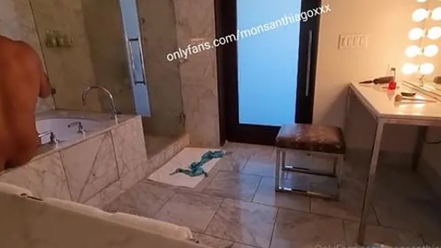 Raw Brazilian Slut Ana Monica Santhiago Gags & Fucks on Rough Cock🍆