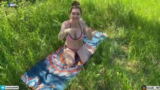 blonde bitch gets fuckd by three massive cock🌭 monsters on her dirty anal👌 hole