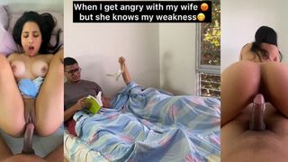 Blowin' my wad on angry wife's dirty secrets, her weakness is my pleasure, baby