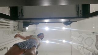 Sensual Petite Brunet Flashing Her Shaved Pussy🌮️ Gets Bored and Neglected in the Kitchen
