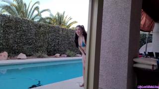 Step sis tries anal👌, gets pummeled, double-stuffed, creampied in both holes