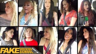 Fake Driving School - Older Teacher Seduces Teens in Fun Compilation on FAKEhub