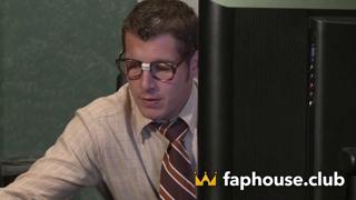 Sexy Secretary Can't Resist F***ing Huge Dicks in Office Frenzy